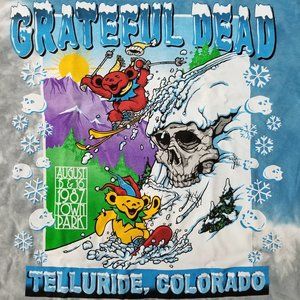Grateful Dead Tie Dye Bear Mountain Colorado